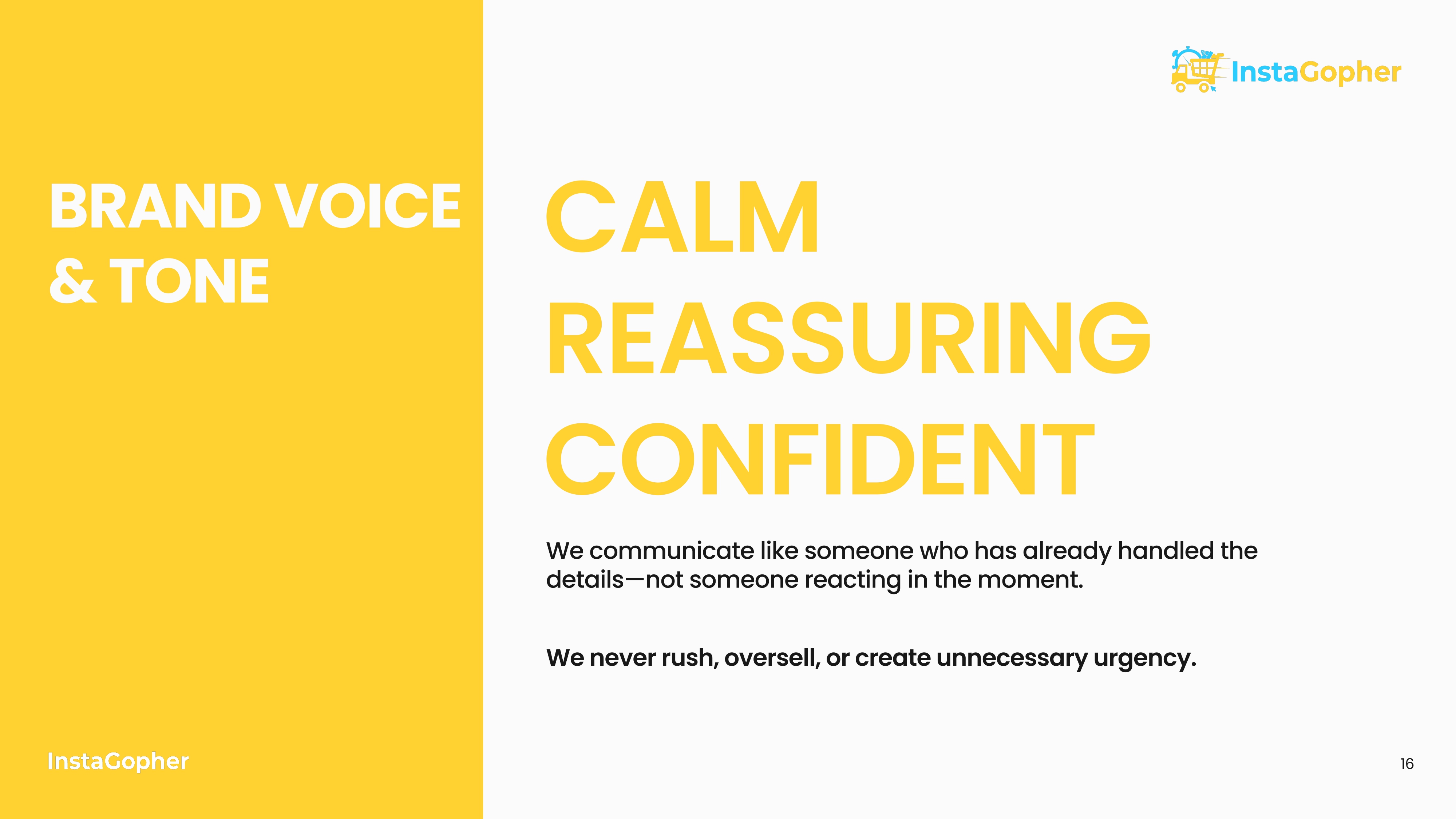 InstaGopher — Brand Guidelines — view 14