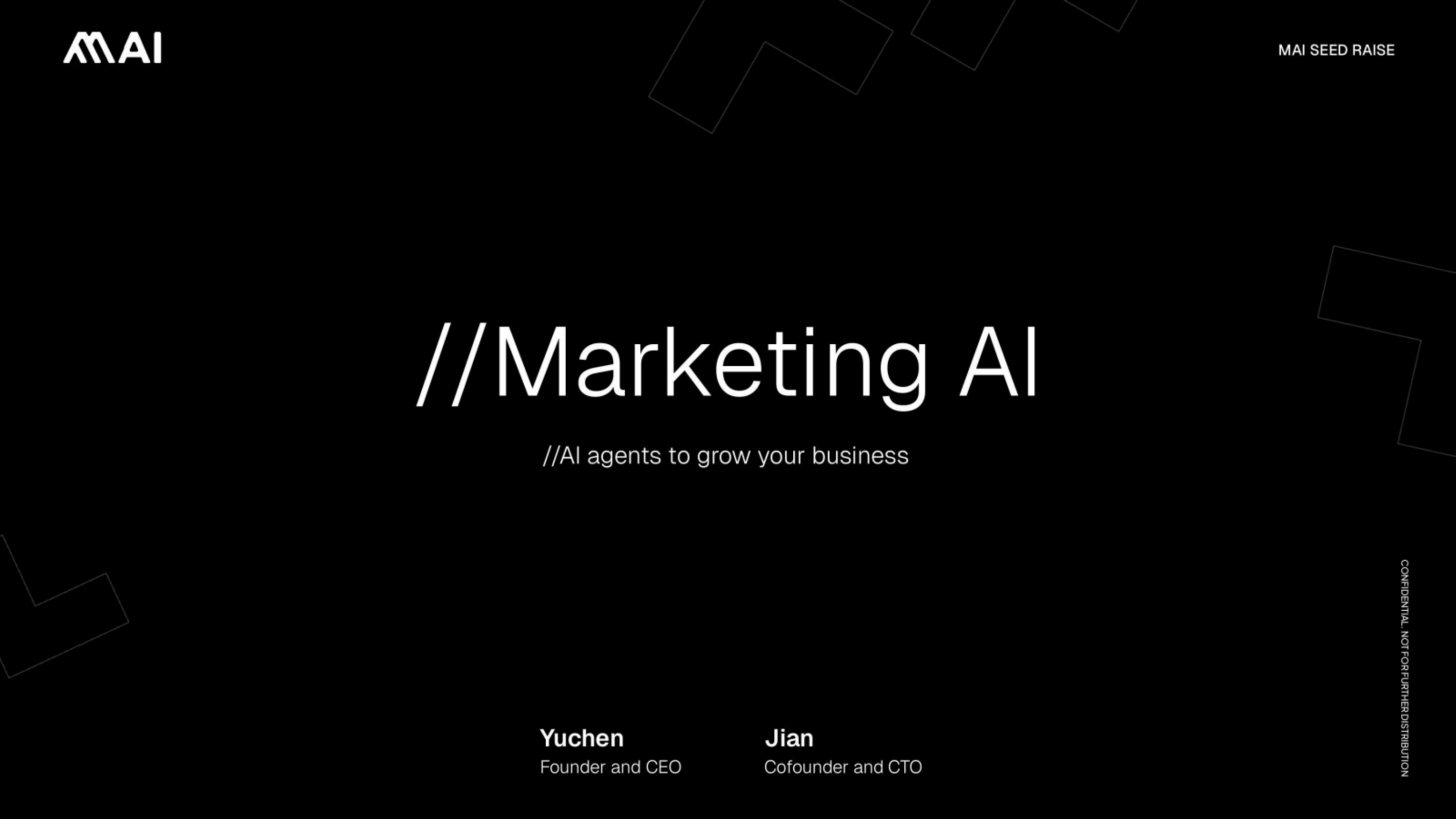 MAI — Pitch Deck — view 1