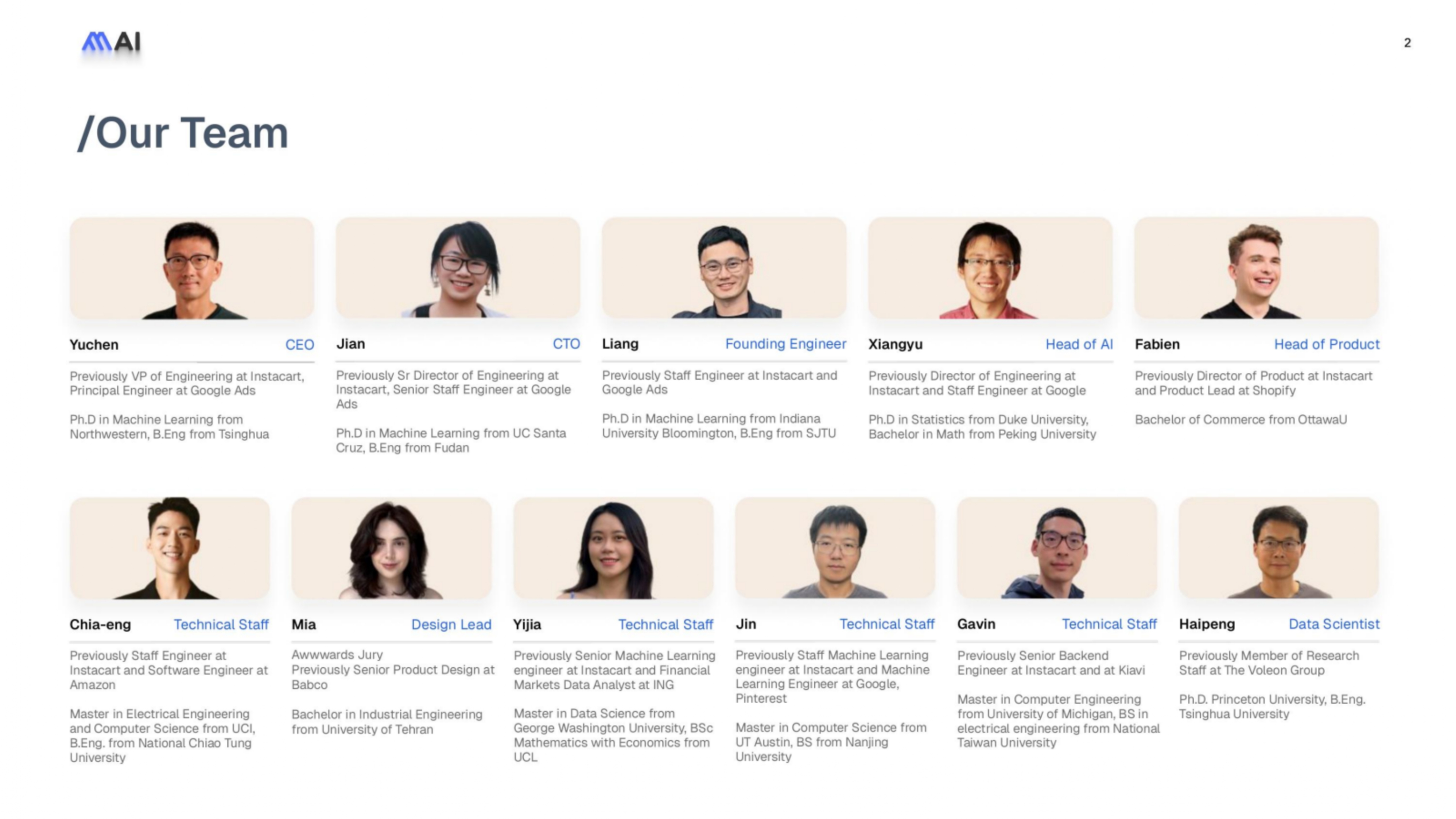 MAI — Pitch Deck — view 2