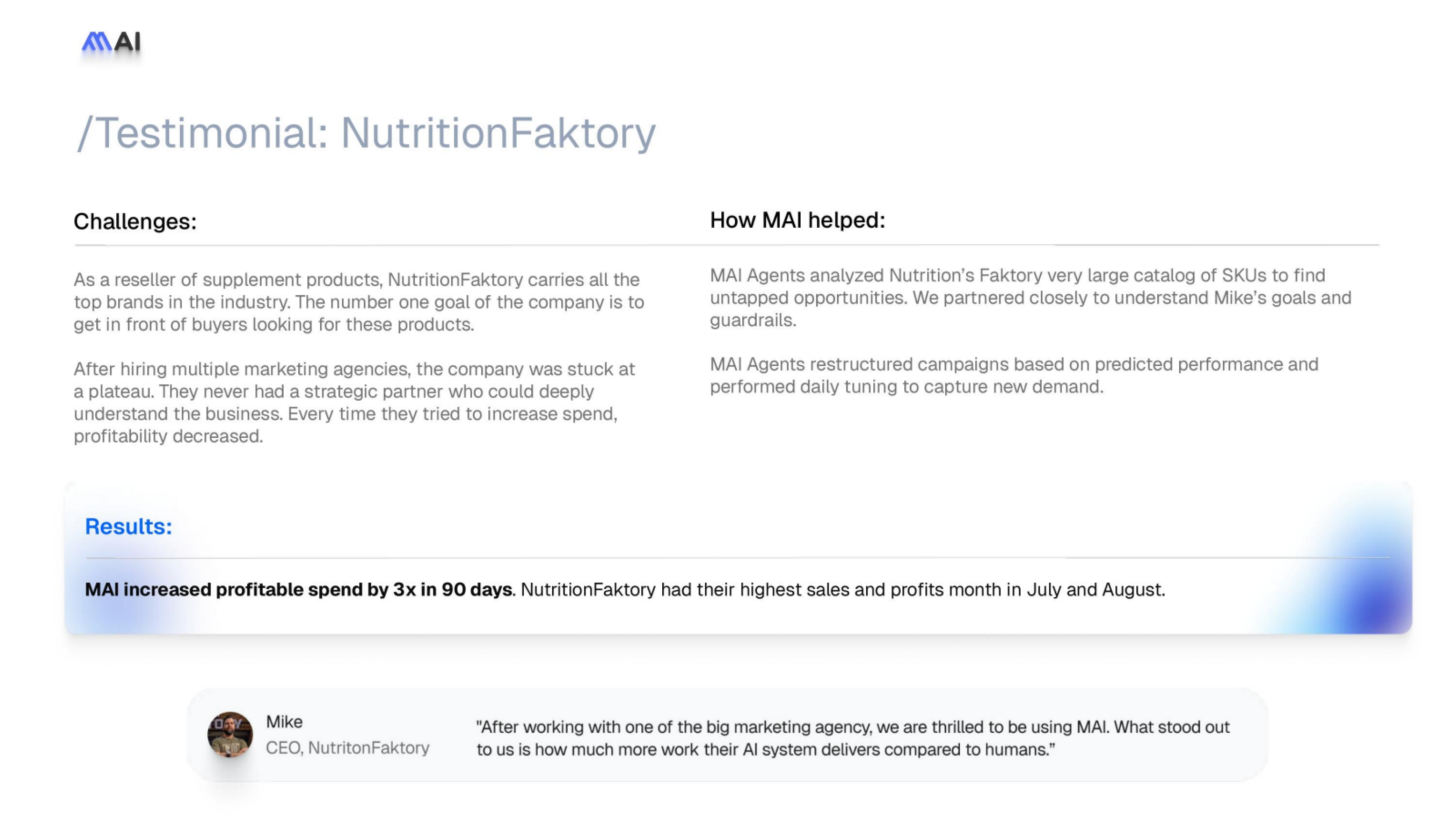 MAI — Pitch Deck — view 7