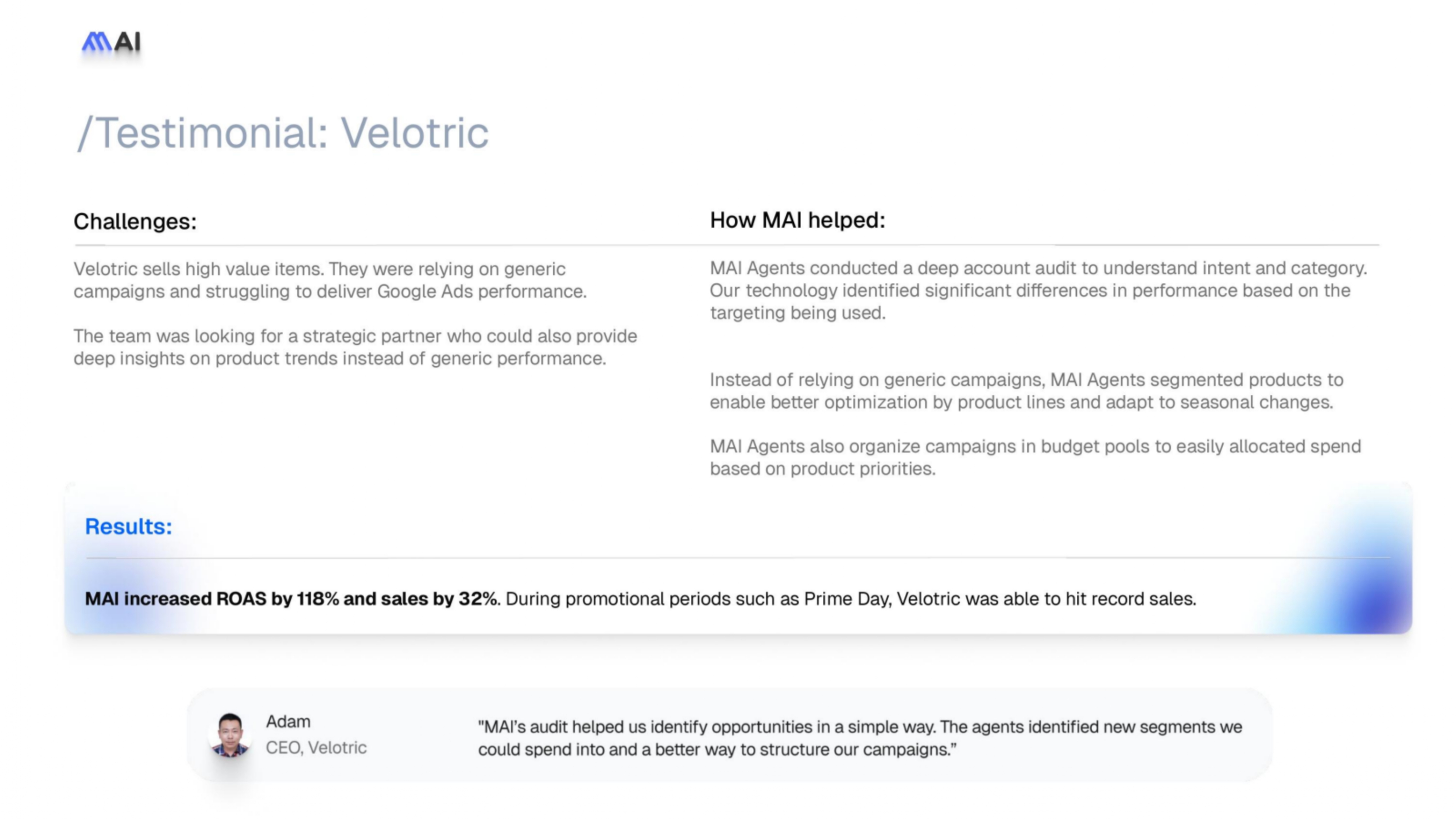 MAI — Pitch Deck — view 8