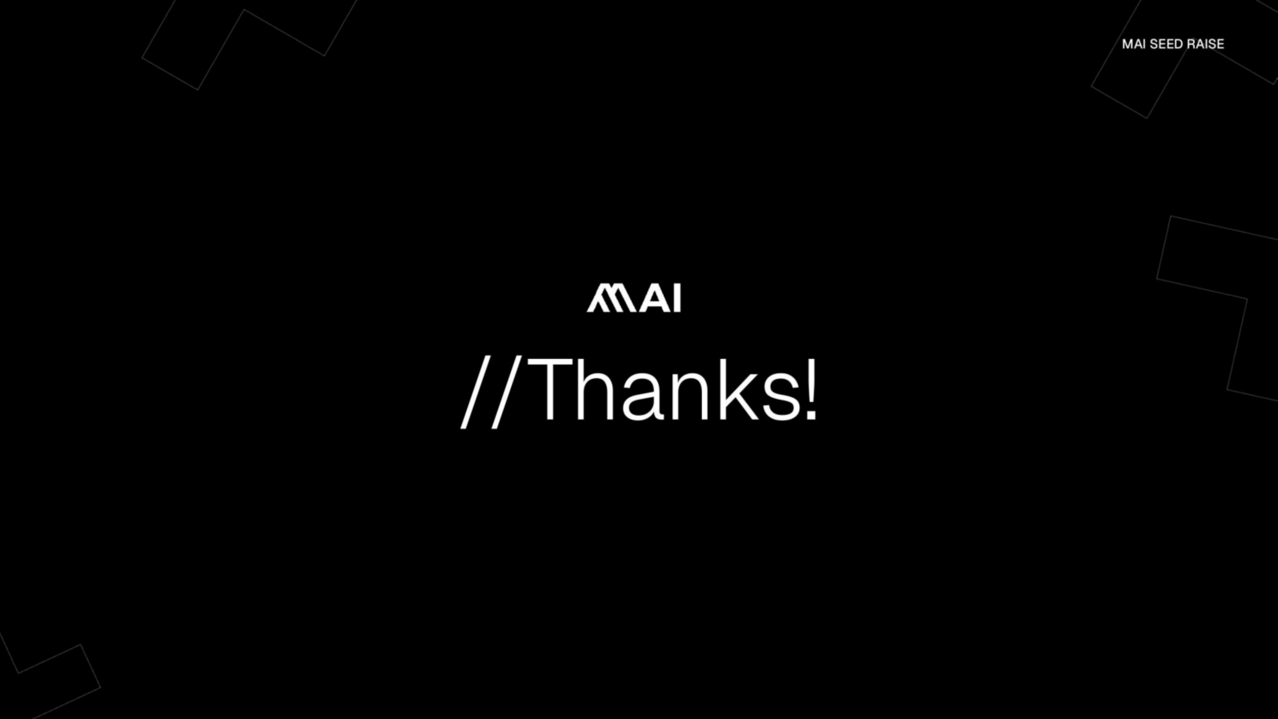 MAI — Pitch Deck — view 10